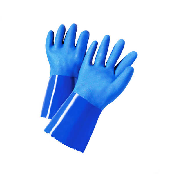Model# DSGC03 Blue Sandy PVC Gloves