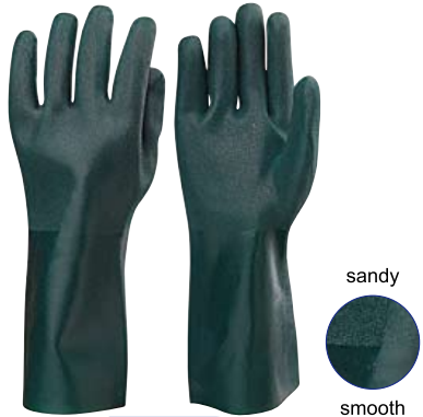 Model# DSGC04 Green Sandy PVC Gloves