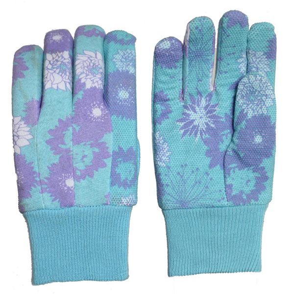 Model# DSGG07 Flower Pattern Gardening Gloves